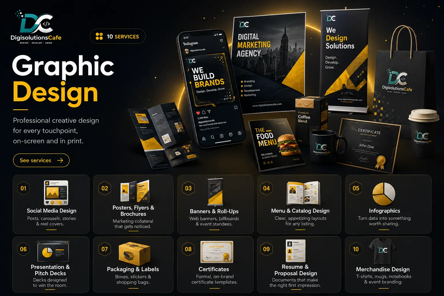 Graphic design work